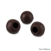 Kuleczki truflowe, z pustym wnętrzem, gorzka czekolada, ø 25mm, Valrhona, 504 szt.