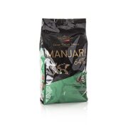 Ciemna kuwertura Manjari – „Grand Cru”, w formie pastylek callets, 64% kakao z Madagaskaru, 3 kg