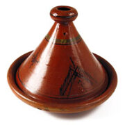 Tajine – garnek do kuskus z gliny, średni, ø zewn. 30 cm, wys. 23 cm, 1 szt.