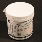 Farba spożywcza, różowa, farba w proszku rozpuszczalna w wodzie, 9113, Ruth, 50 g