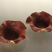 Wafelki, falowane koszyczki, ø 4,5/8,5 cm, z polewą czekoladową, Hu g, 80 szt.