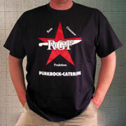 RGF T – shirt Classic, unisex, czarny z logo, rozm. XXL, 1 szt.