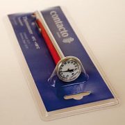 Termometr analogowy, ze stali szlachetnej, zakres od – 10°C do +100°C, dł. 14 cm, 1 szt.