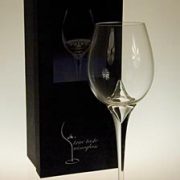 Kieliszek do wina czerwonego i białego w eleganckim pudełku, na prezent,True Taste, 1 szt.