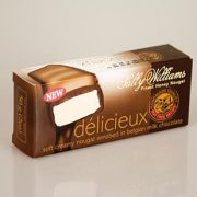 Nugat oblany belgijską pełnomleczną czekoladą, bez orzechów, 50 g