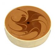 Krążek czekoladowy, krem czekoladowo – orzechowy Gianduja (orzech laskowy) /migdały, marmurkowy, 10848–Roulette, 500 g