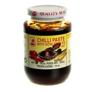 Pasta z chili i z olejem z fasoli sojowej, Nam Prik Pao, Cock Brand, 454