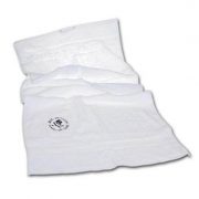 JRCG – Ręcznik, biały z czarnym logo, 1 szt.