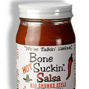 Bone Suckin’ Sauce Salsa Hot, BBQ sos z kawałkami pomidorów, ostra, Ford’s Food, 454g