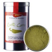 Exotic Curry w proszku, zielone, łagodne i owocowe, Spiceworld, 600g