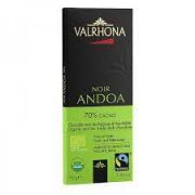 Valrhona Andoa Noire, kuwertura ciemna , tabliczka, 70% Cocoa, BIO, 70 g