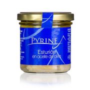 Filet z jesiotra – Esturion en aceite de oliva, w oliwie z oliwek, Pyrine, 150 g