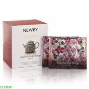 Newby Tea Strawberry & Mango, napar, herbata owocowa, 60 g, 15 szt