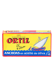Filety z anchois w oliwie z oliwek, Ortiz, 47,5 g